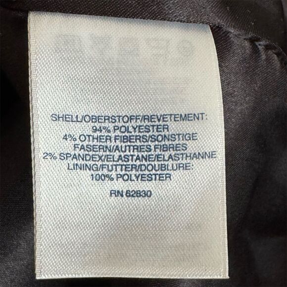 Lands' End Black Jacket Size 12 Solid Basic Outerwear - Picture 11 of 12